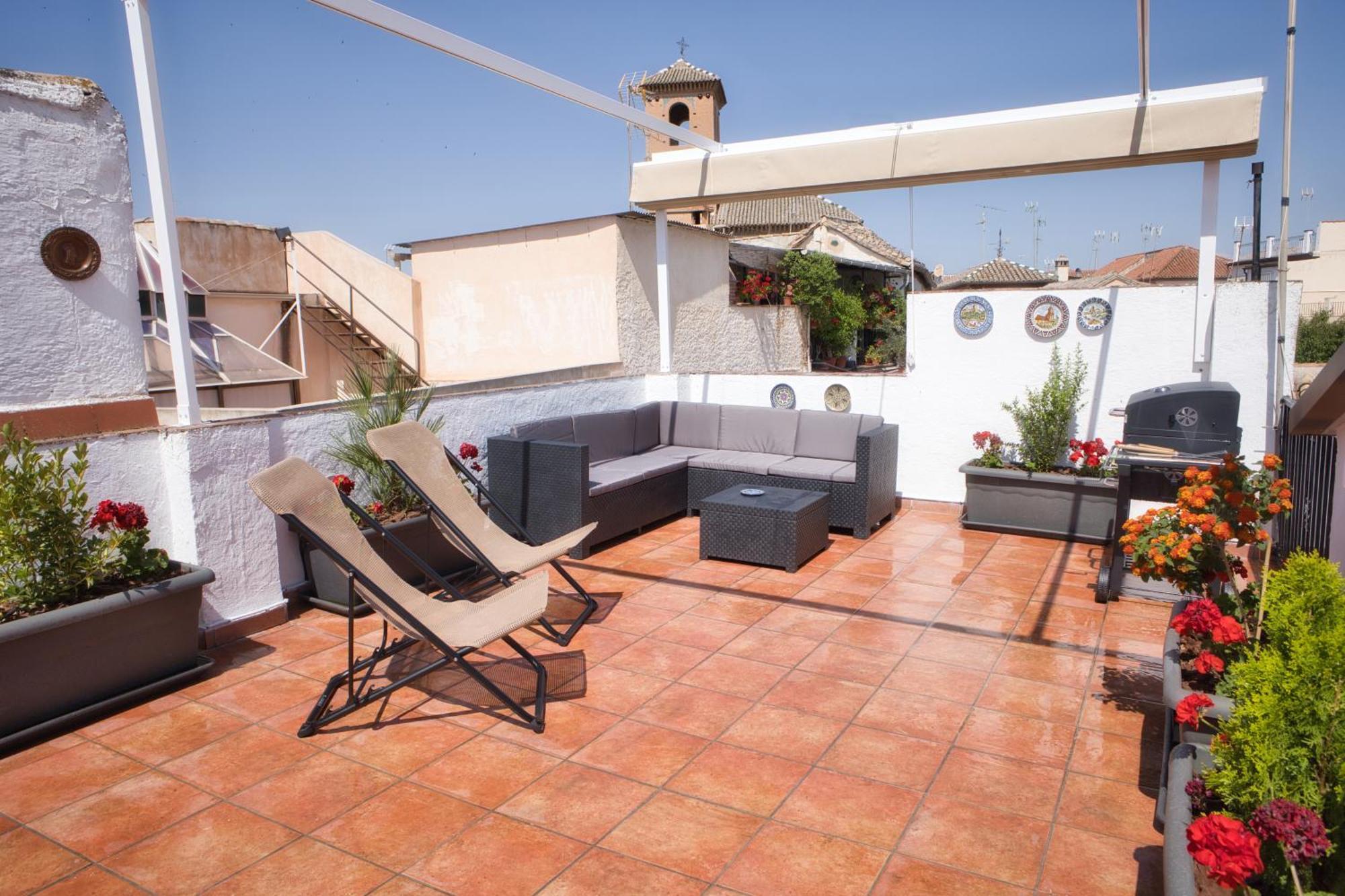 Sunny House Terraza Privada Y Parking Villa Granada Exteriör bild